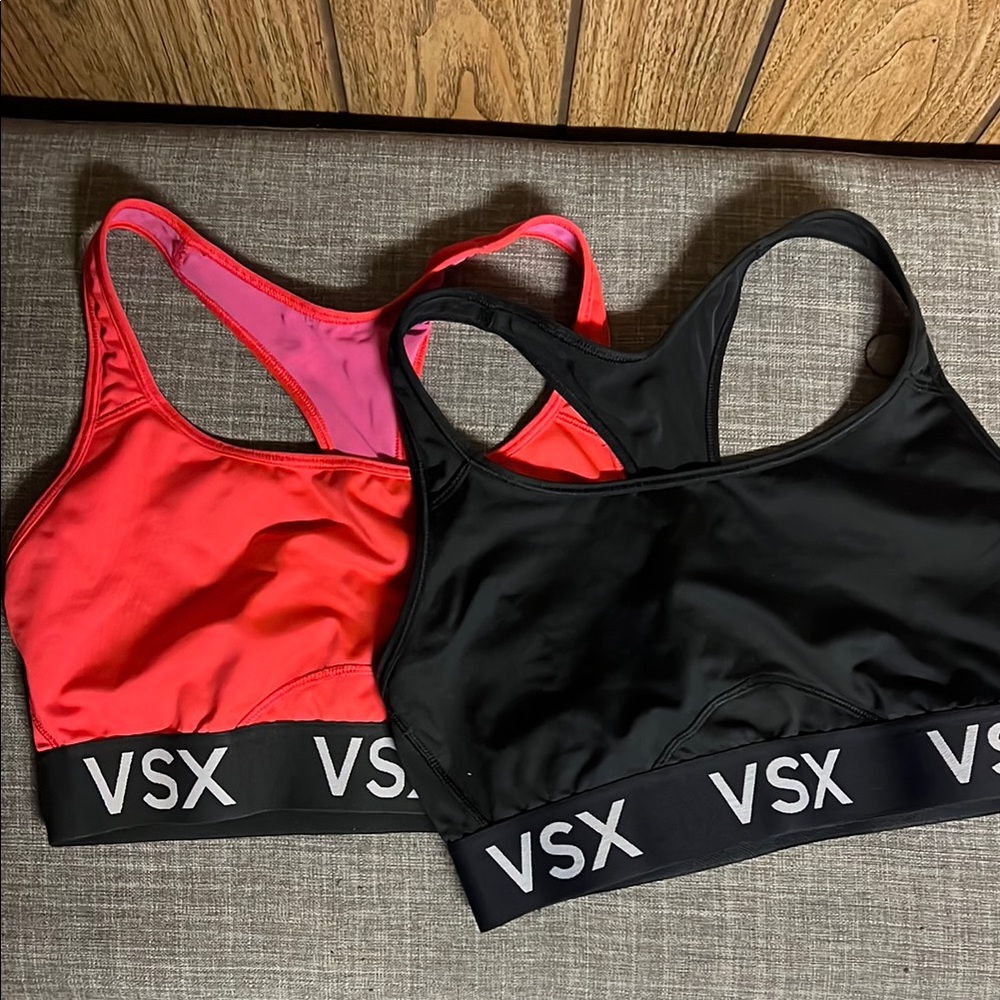 VSX Black and Pink Sports Bras Intimates